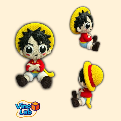 Luffy One Piece figure 3d printed new