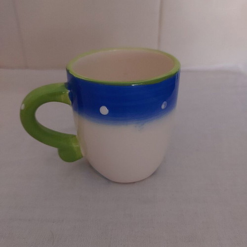 Faience mug used with Christmas details