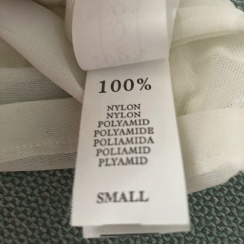 T-shirt like new, size S, white with floral embroidery