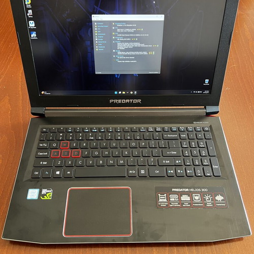 Acer Predator Helios 300 gaming laptop i7 GTX 1060 16GB 2.25TB