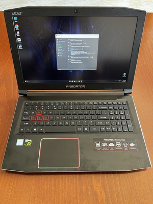 Acer Predator Helios 300 gaming laptop i7 GTX 1060 16GB 2.25TB