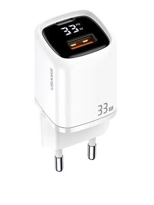 Usams charger PD3.0 + QC3.0 with LCD screen new