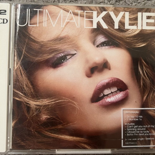 Kylie Minogue Ultimate Kylie Greatest Hits 2 CD used, ltd edition