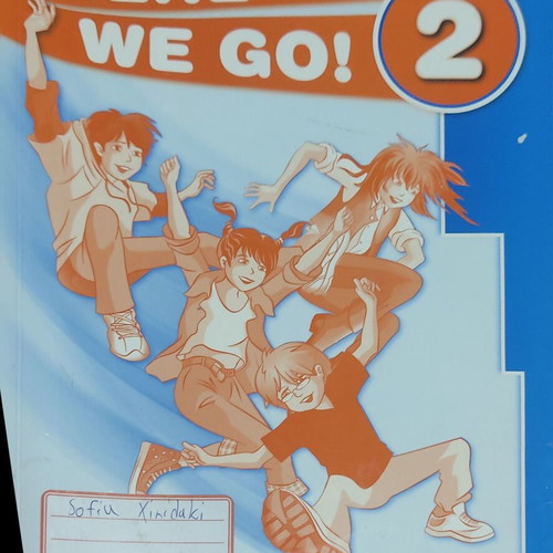 Английски книги Here we go 2 употребявани, издания Burlington, клас B