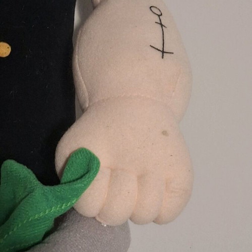 Vintage Popeye used with basket 90s, 56cm collectible decoration