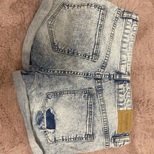 Pull&Bear denim shorts used, size 38