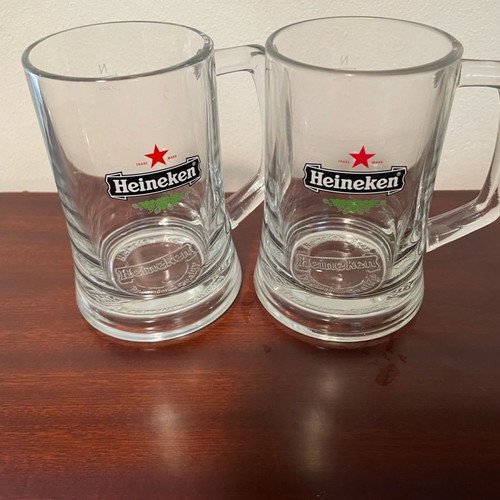 Heineken beer glasses used
