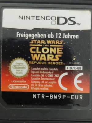 Star Wars The Clone Wars Republic Heroes Nintendo DS used, cartridge only
