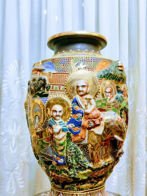 Antique vase like new from Japanese Meiji dynasty (1900) large size