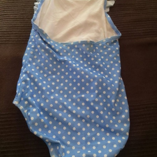 H&M Girls' One-Piece Swimsuit like new, blue 110-116cm