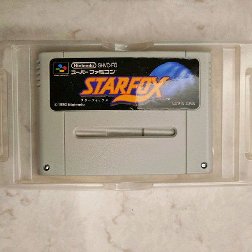 Starfox Super Famicom game used, Japanese edition