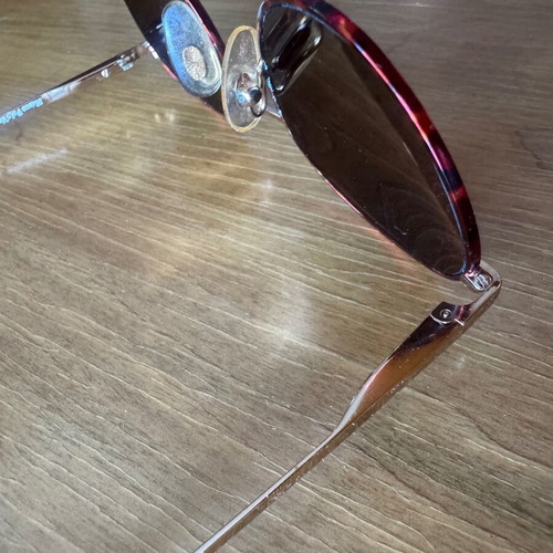 Marco Polo Venezia Sunglasses like new, metallic frame, dark lenses