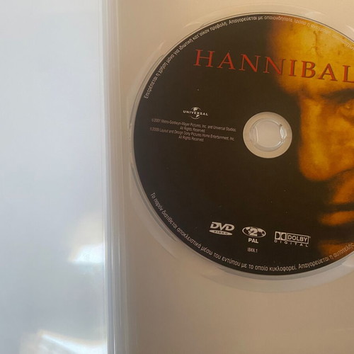 Hannibal DVD like new, horror with subtitles