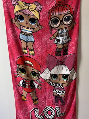 LOL Beach Towel new with tags, 68x138 cm