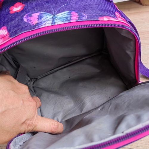 Must lunch bag used with butterflies