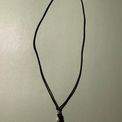 Handmade shell pendant necklace in gold-plated 925 silver with pearl new