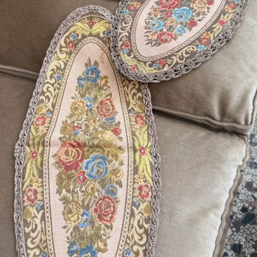 Vintage German table runner set