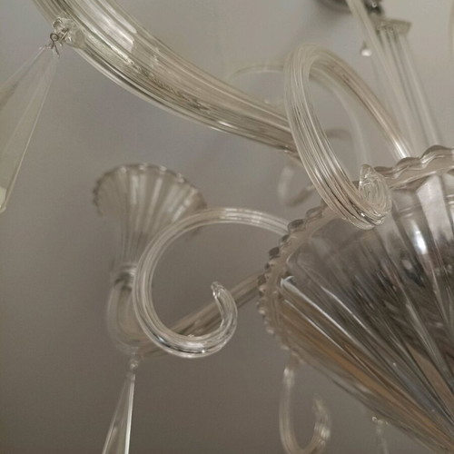 Ideal Lux chandeliers set of 2 made of hand-blown glass like new