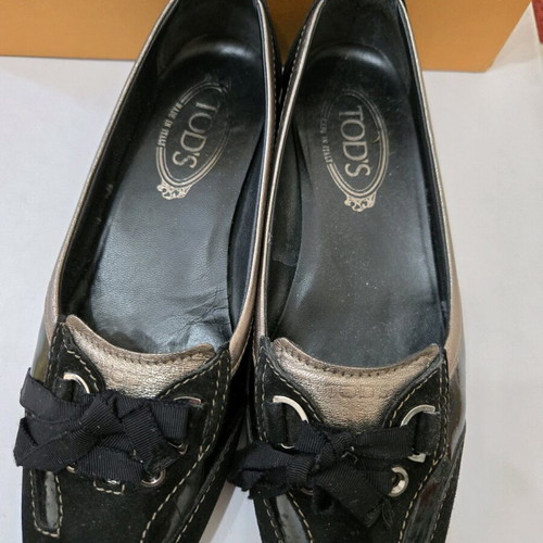Tod's ballerinas like new, size 38, black leather