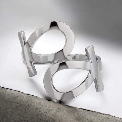 Ankh ring new stainless steel hypoallergenic