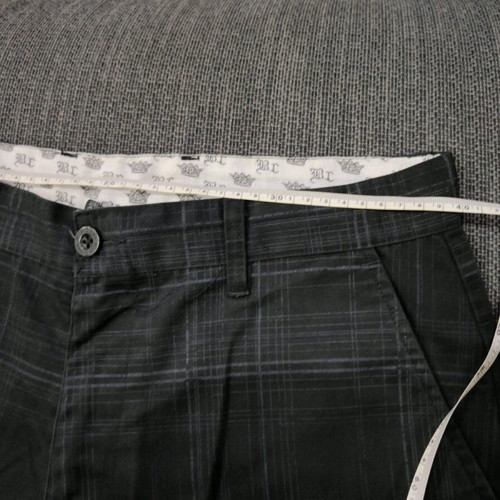 Blue Crown men's black checkered bermuda shorts like new W30