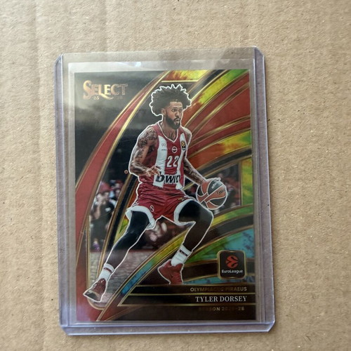 Panini Select EuroLeague Courtside Tyler Dorsey card like new Olympiacos