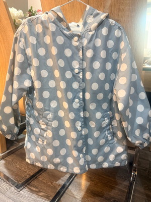 Zara jacket new thin for spring 4-5 years turquoise