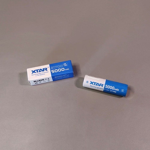 XTAR 21700 Li-ion 5000mAh 25A Rechargeable Battery like new