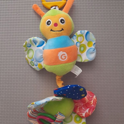Lamaze Freddie Fabric Firefly and Fischer Price Soft Ball like new