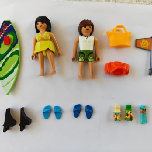 Playmobil 6864 Summer Fun vehicle with speedboat like new