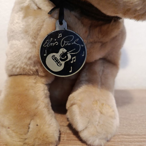Vintage plush dog '90s Elvis Presley used