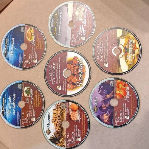 Cooking DVD set new, cuisines of the world, 7 discs