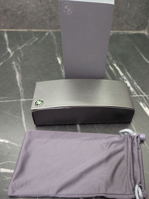 BMW sunglasses case new gray with card and box