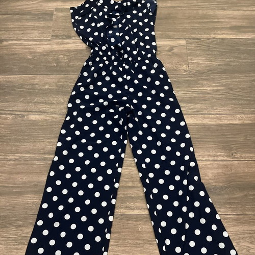 Navy Blue Polka Dot Jumpsuit Paranoia size M like new