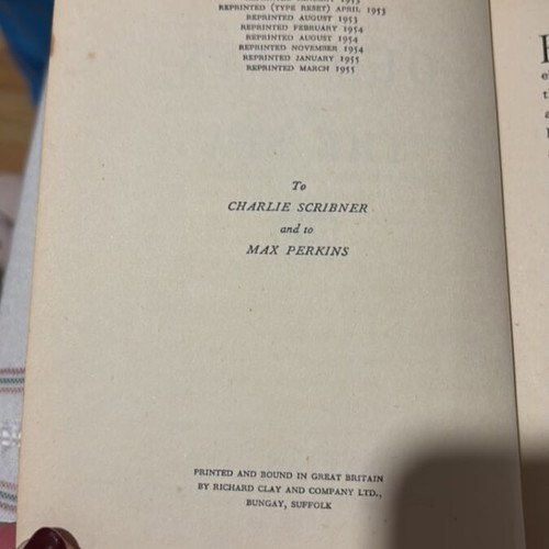 The Old Man and the Sea book used, English edition by Ernest Hemingway
