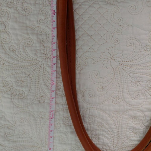 Tote shoulder bag like new, brown tan