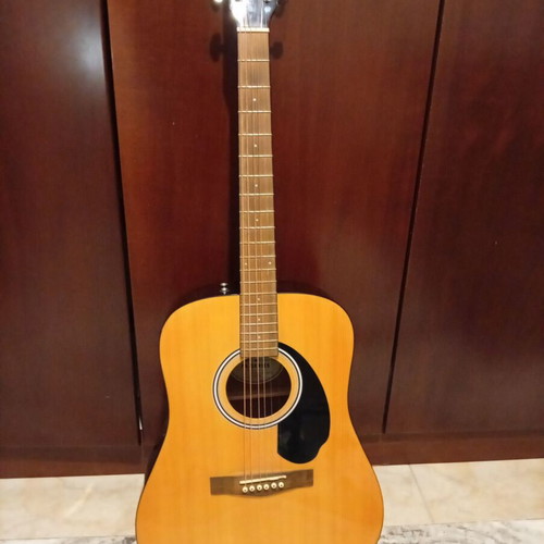 Fender acoustic guitar used with Ernie Ball strap