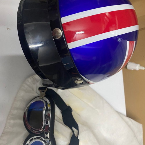 Children's helmet used with goggles, size small or medium