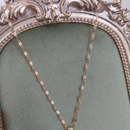 Seahorse Gold Steel Necklace used with missing strass