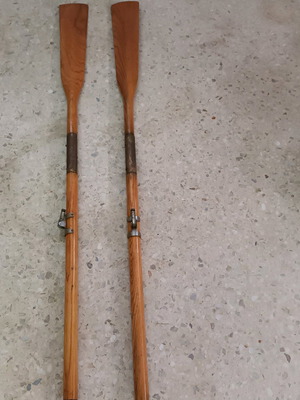 Set of wooden folding oars from Italy like new