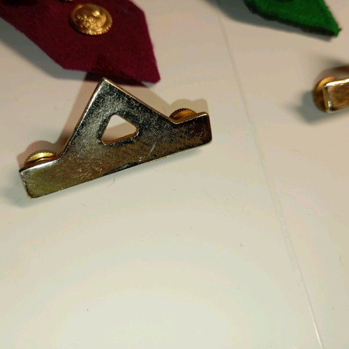 Military insignia used, assorted set