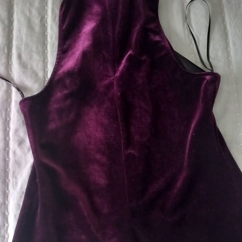 Velvet off-shoulder top BSB new, purple, size S