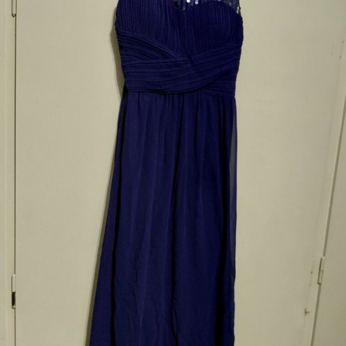 Maxi evening dress Raxevsky like new, navy blue with sequins