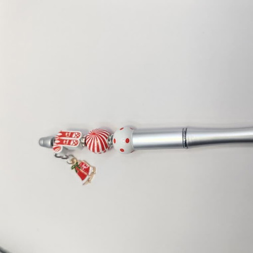 Handmade festive pen new, black color
