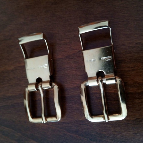 Gutos gold-plated belt buckles set used, 1960 West Germany