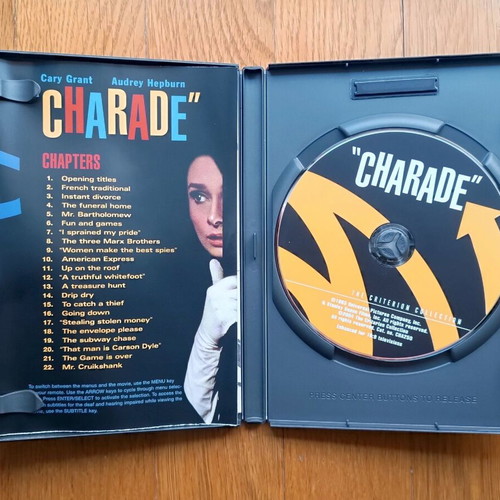Charade (Ραντεβού στο Παρίσι) DVD μεταχειρισμένο, Criterion Collection
