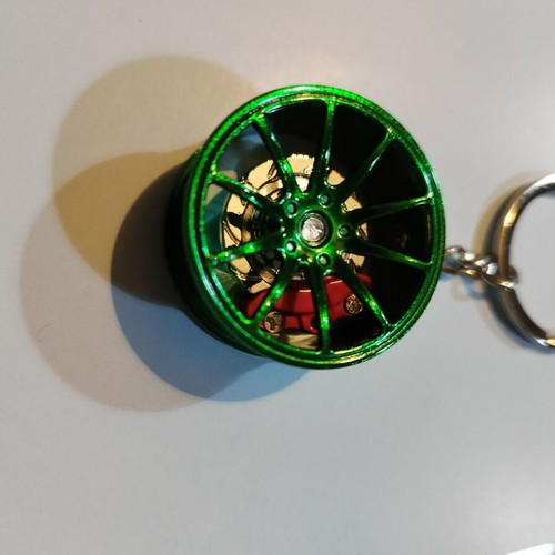 Car wheel keychain new unused