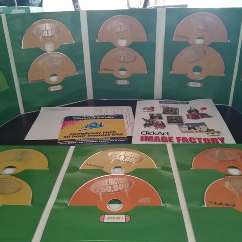 Broderbund Image Factory 250000 graphics pack, 15 CDs