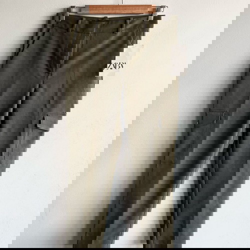 Панталон Zara S зелен нов с етикет