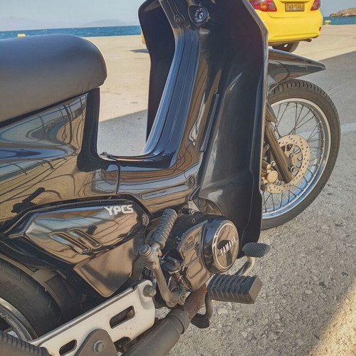 Yamaha F1 Z 108cc used black moped 1999